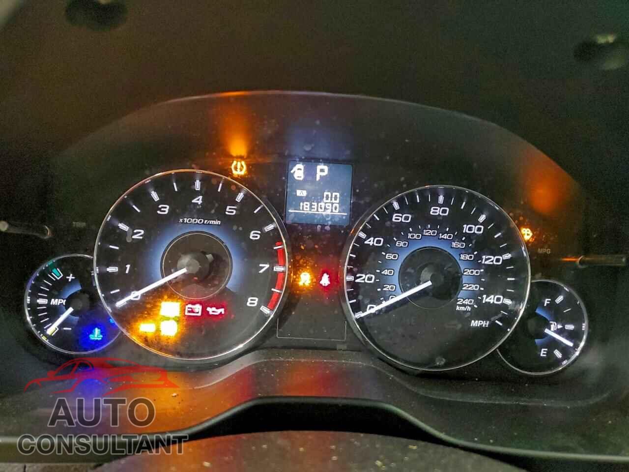 SUBARU OUTBACK 2012 - 4S4BRBGCXC3228984