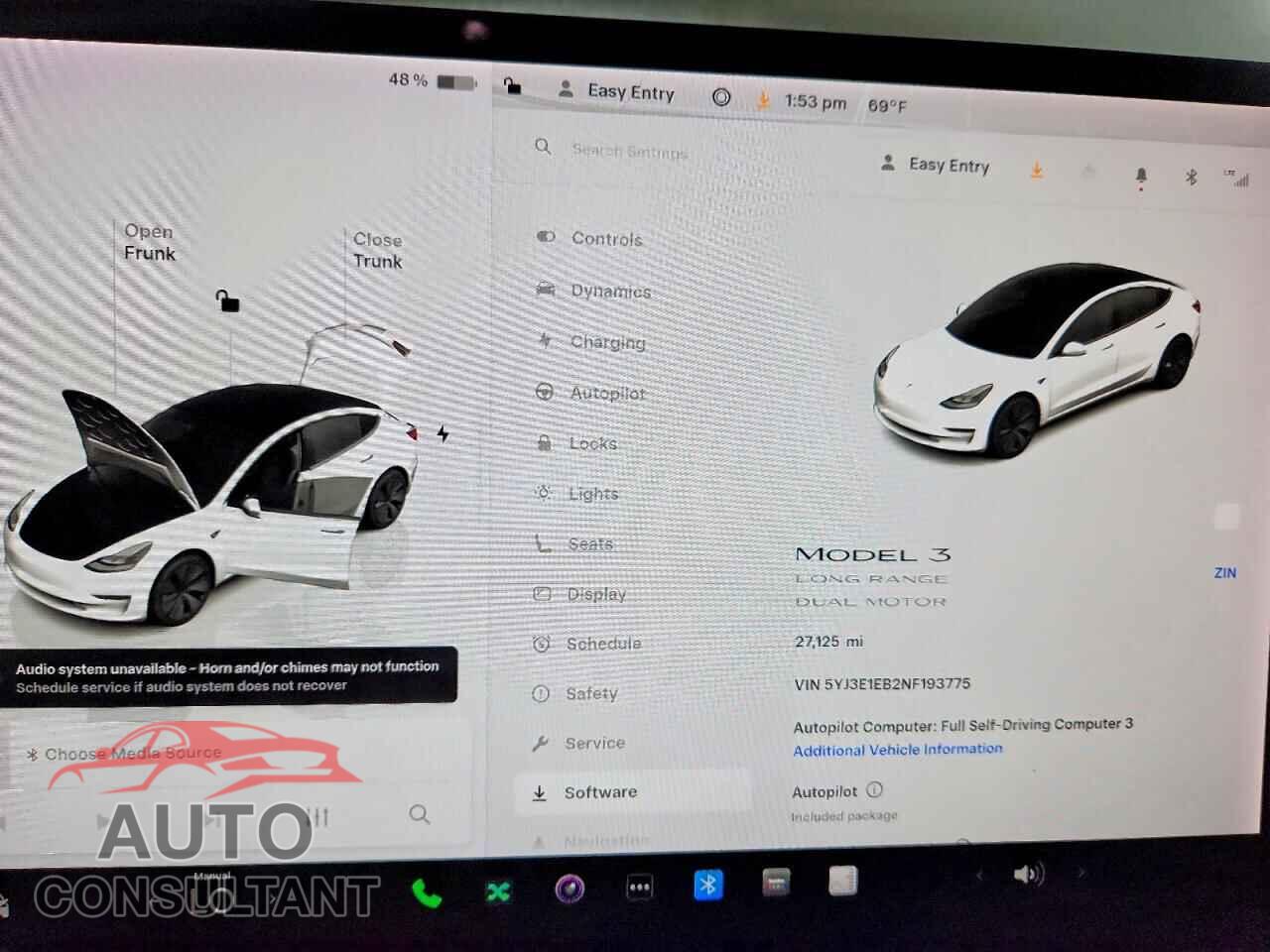 TESLA MODEL 3 2022 - 5YJ3E1EB2NF193775