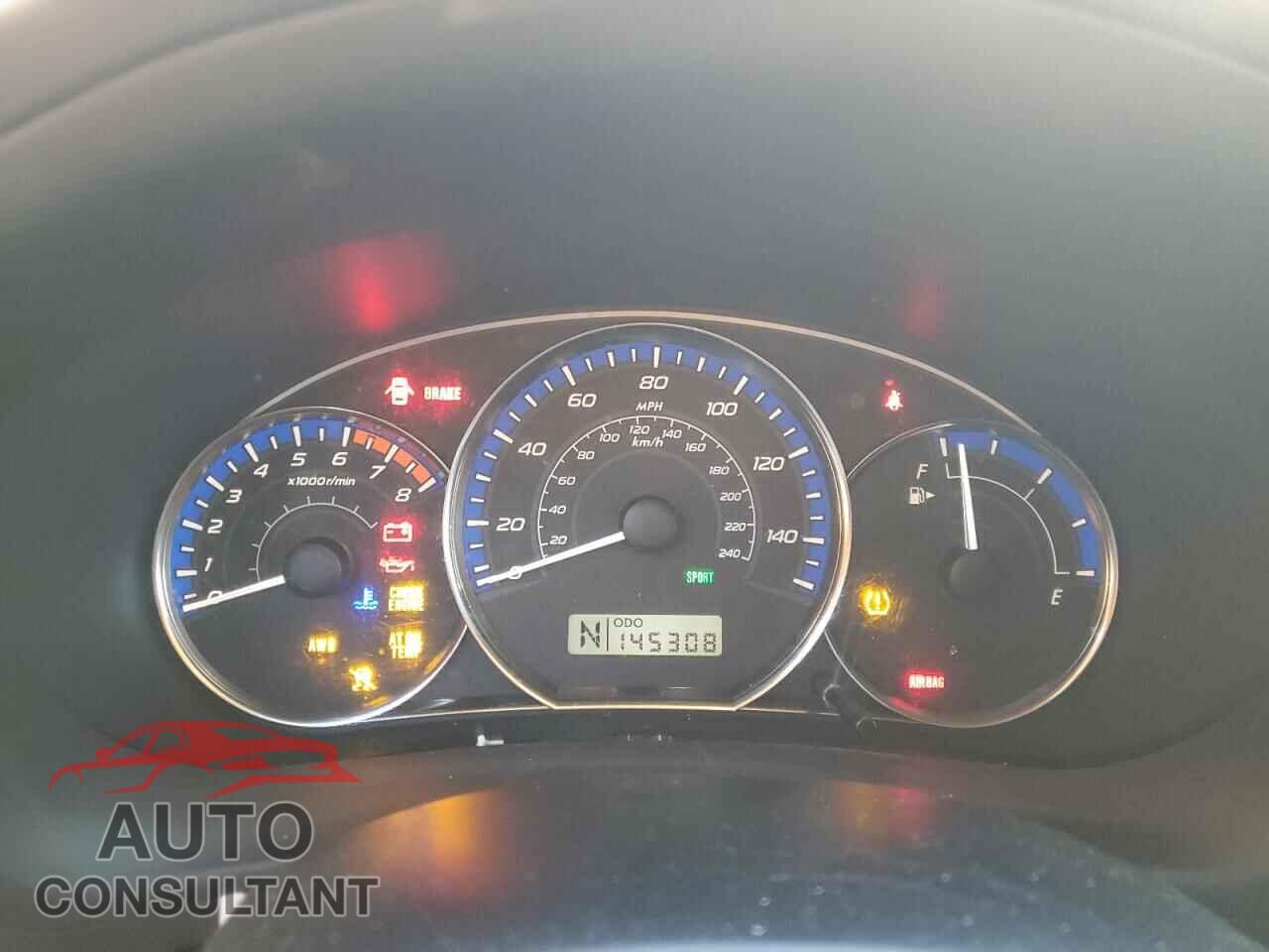 SUBARU FORESTER 2010 - JF2SH6CC8AH783874