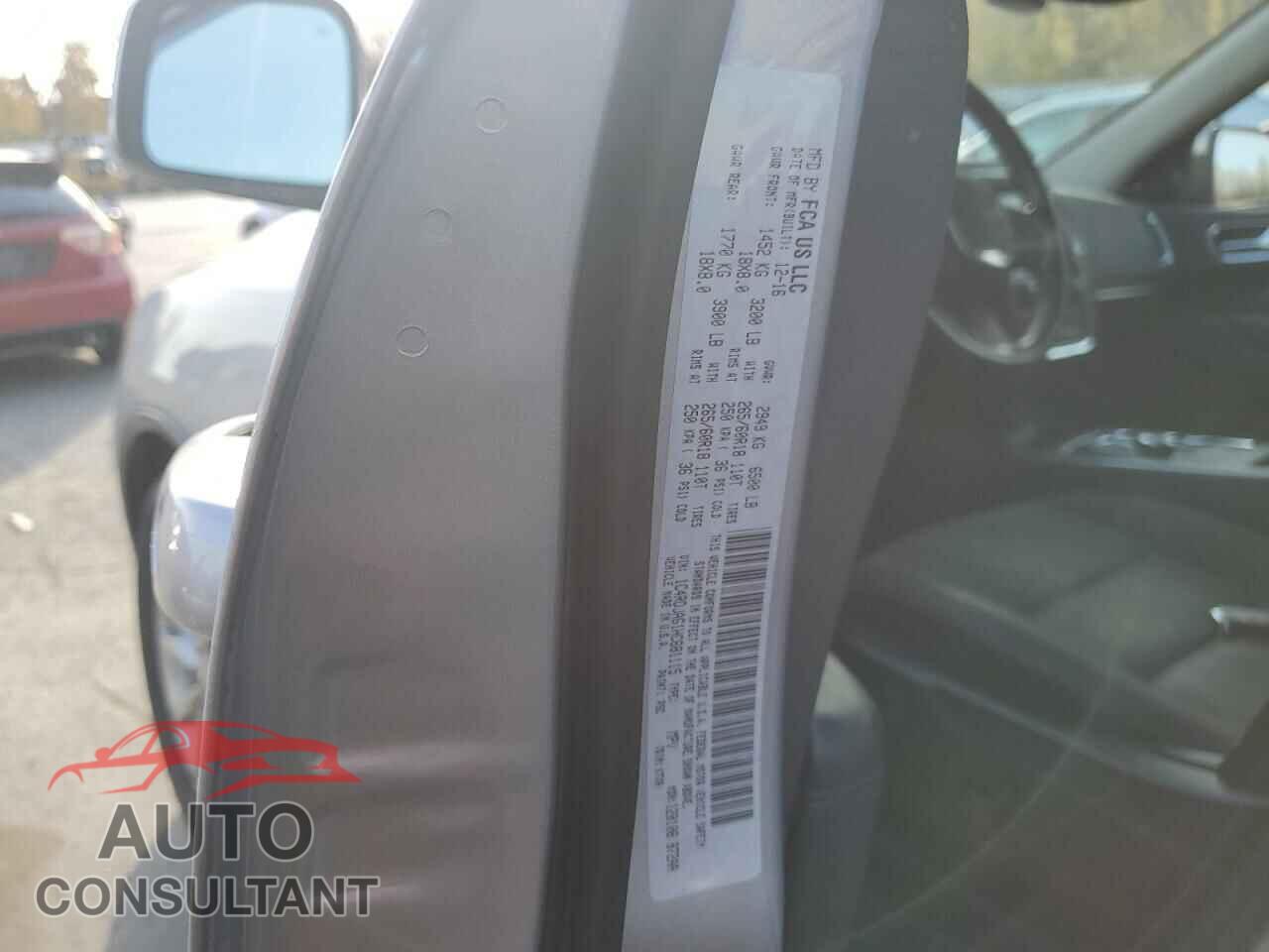 DODGE DURANGO 2017 - 1C4RDJAG1HC681115