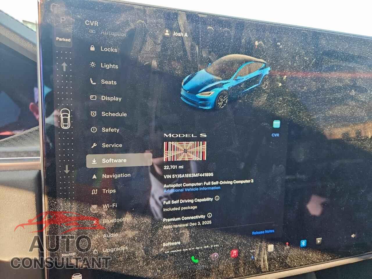 TESLA MODEL S 2021 - 5YJSA1E63MF441895