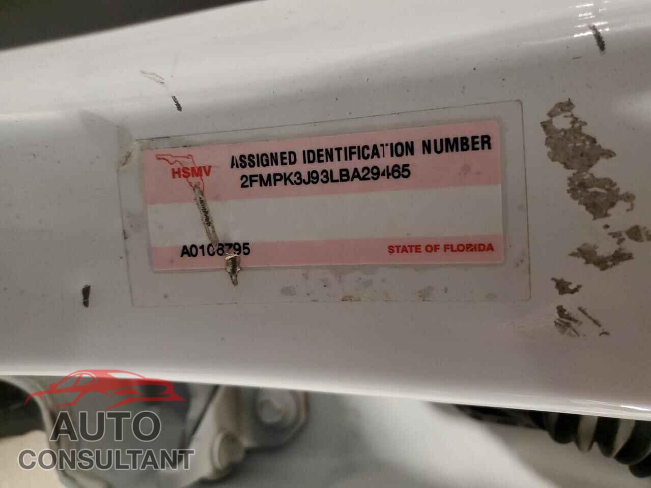 FORD EDGE 2020 - 2FMPK3J93LBA29465
