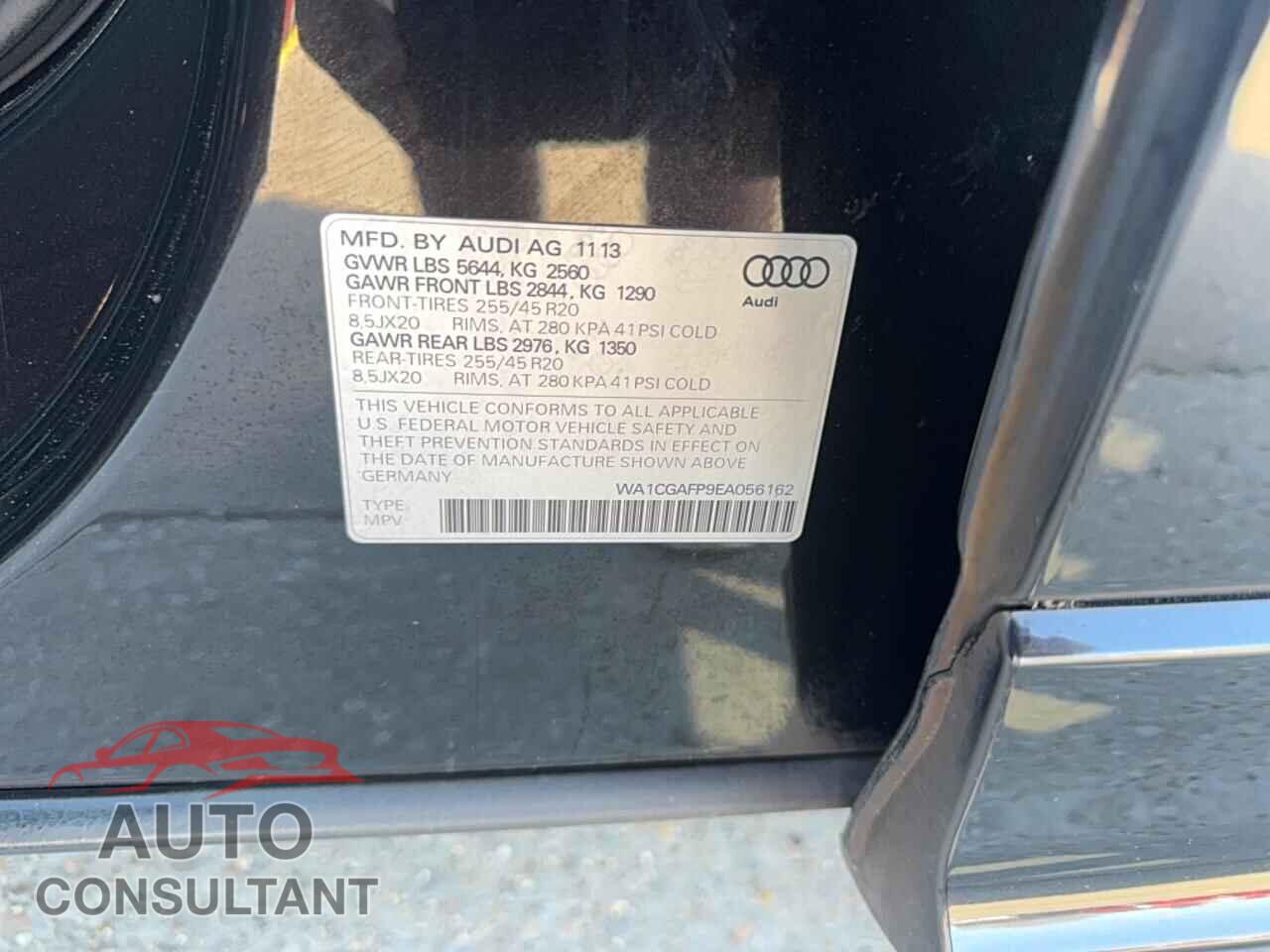 AUDI SQ5 2014 - WA1CGAFP9EA056162
