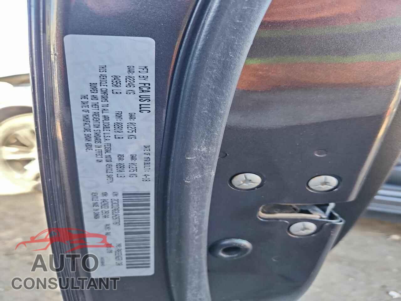 DODGE CHALLENGER 2018 - 2C3CDZAG3JH287787