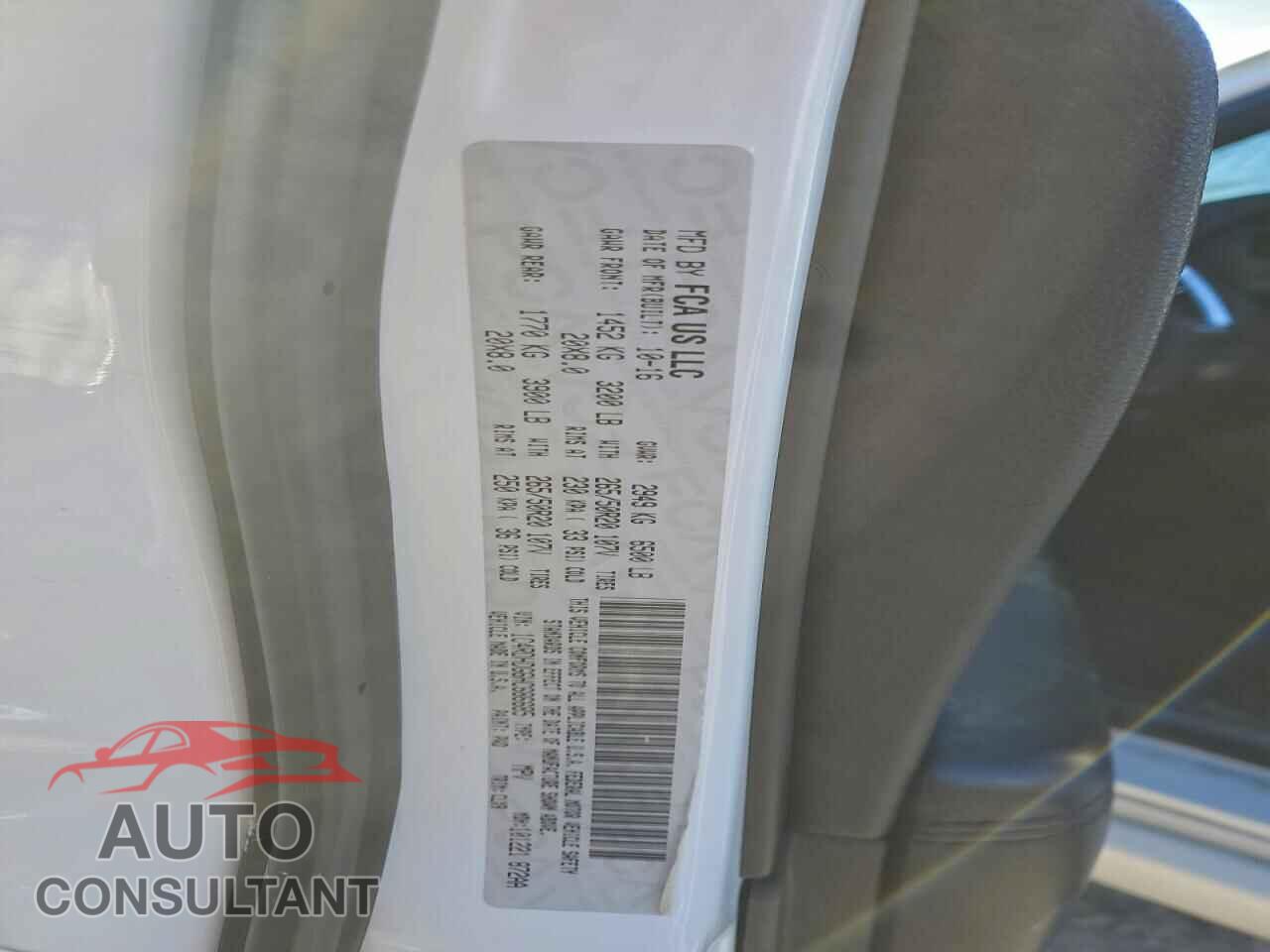 DODGE DURANGO 2017 - 1C4RDHDG6HC686685