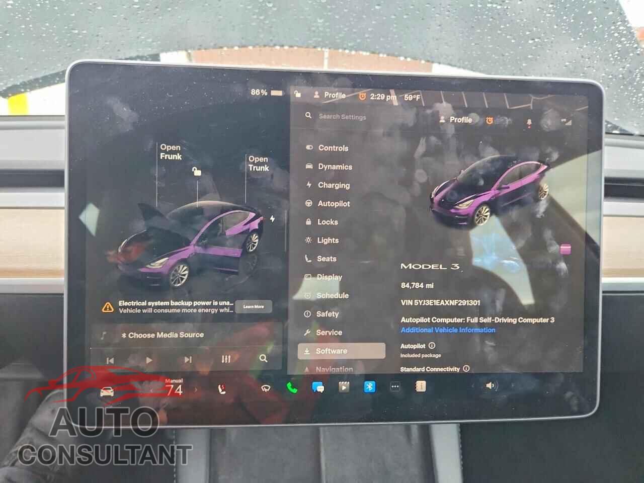 TESLA MODEL 3 2022 - 5YJ3E1EAXNF291301