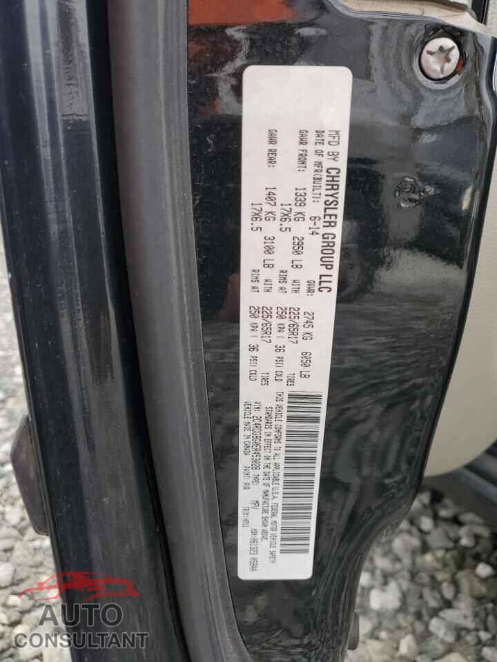 DODGE CARAVAN 2014 - 2C4RDGBG0ER453028