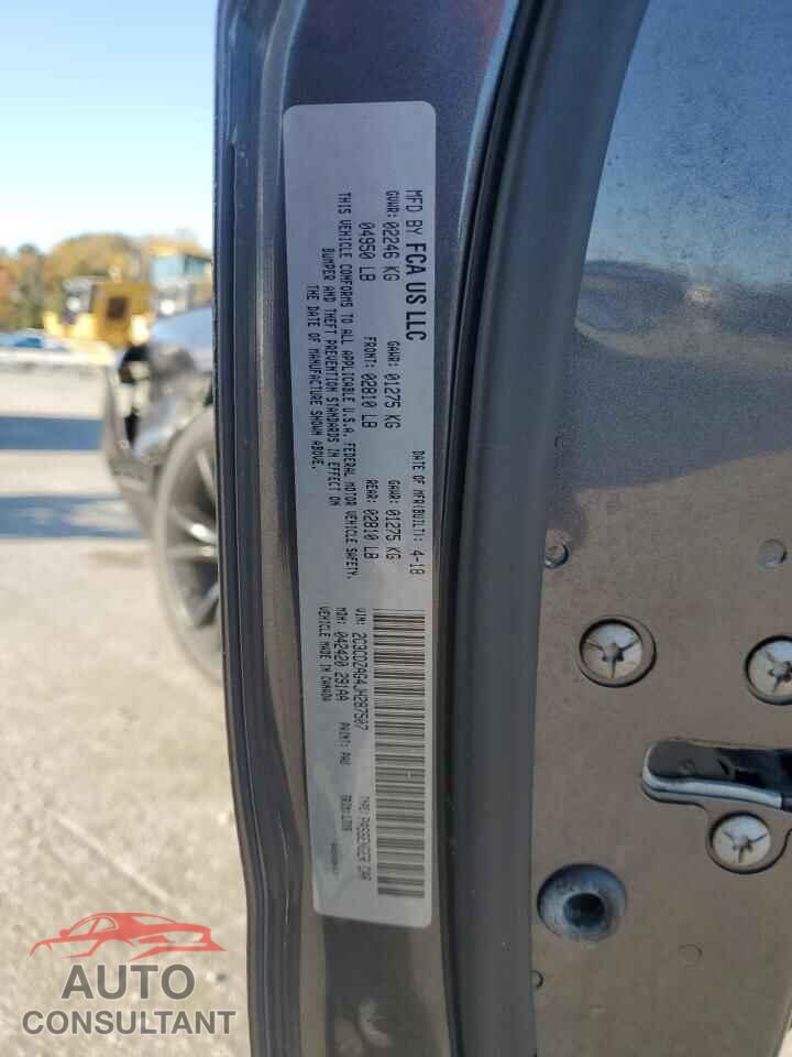 DODGE CHALLENGER 2018 - 2C3CDZAG4JH287507