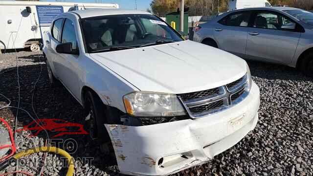 DODGE AVENGER 2013 - 1C3CDZAB4DN576631