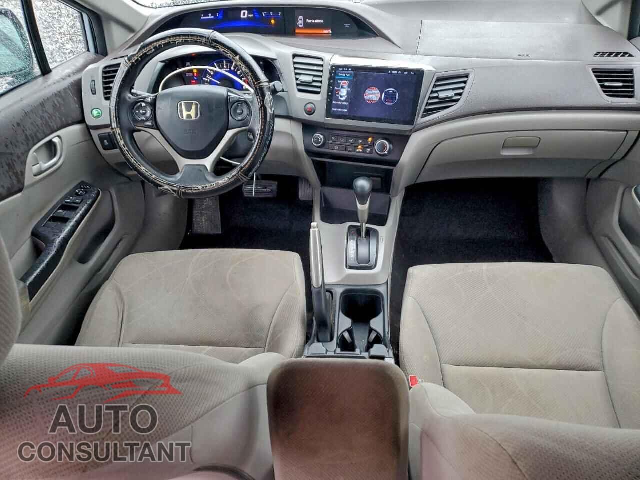 HONDA CIVIC 2012 - 19XFB2F59CE015496