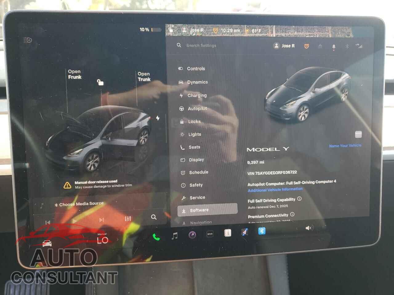 TESLA MODEL Y 2024 - 7SAYGDED3RF036722