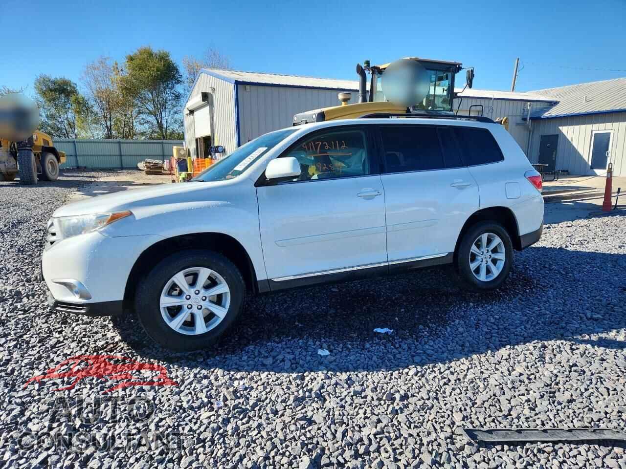 TOYOTA HIGHLANDER 2012 - 5TDBK3EH6CS154491