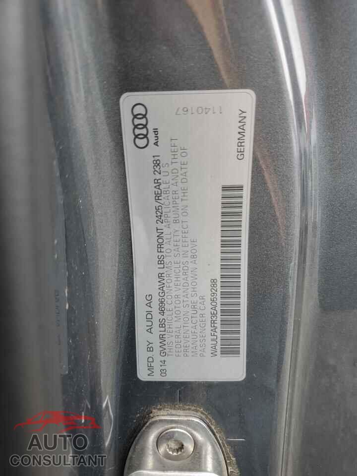 AUDI A5 2014 - WAULFAFR3EA059288