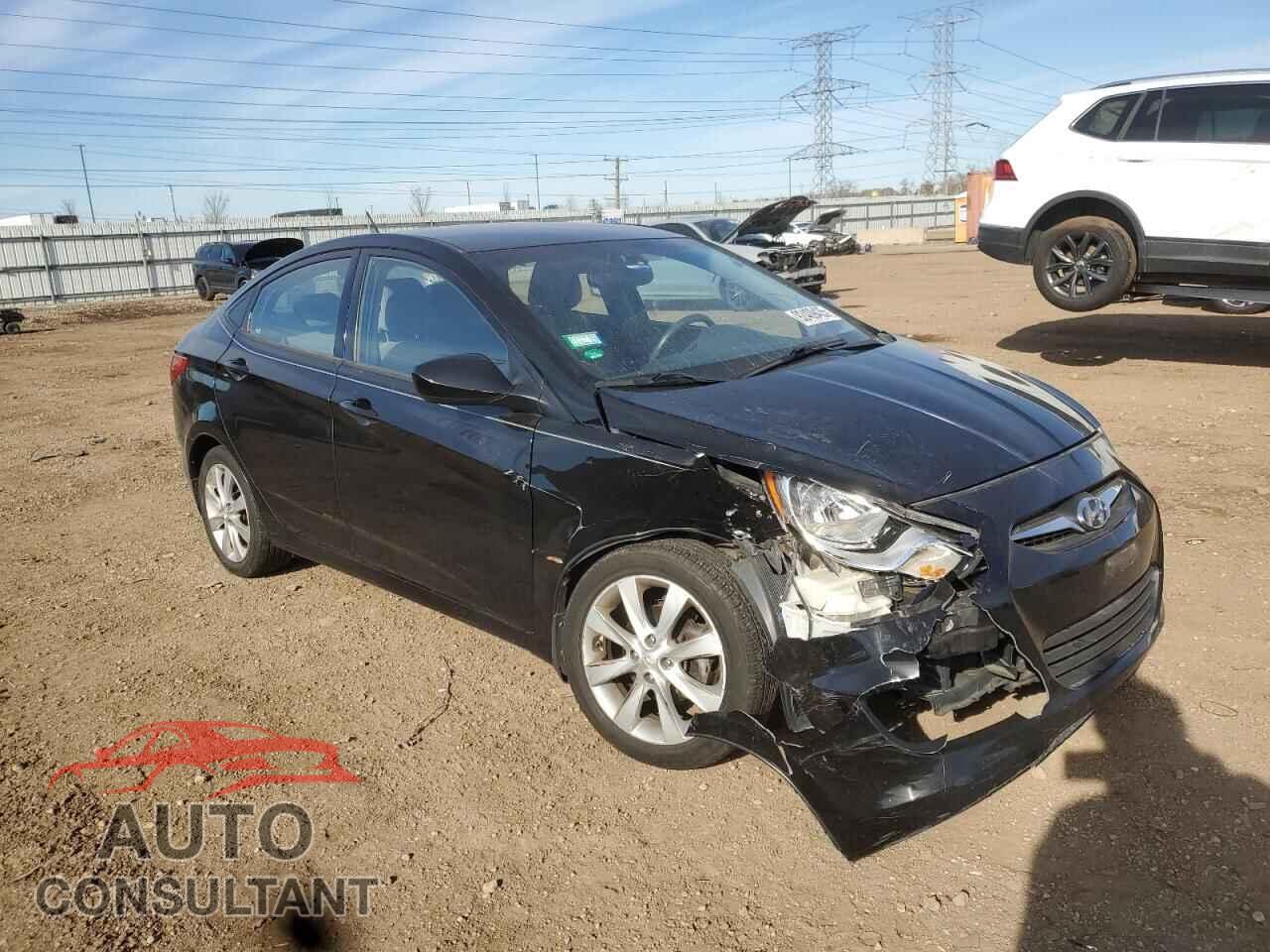 HYUNDAI ACCENT 2013 - KMHCU4AE5DU434573