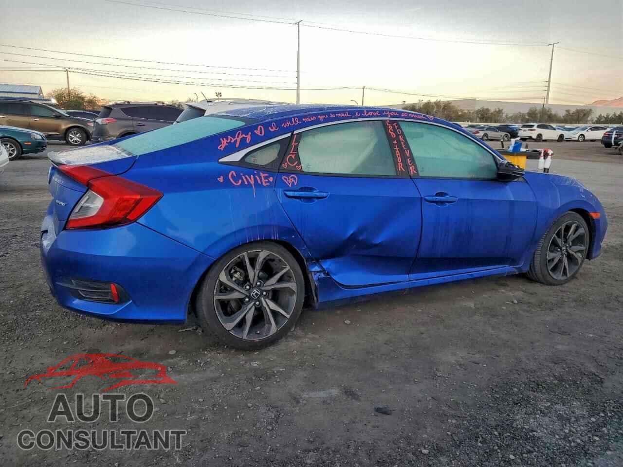 HONDA CIVIC 2019 - 2HGFC2F89KH587034