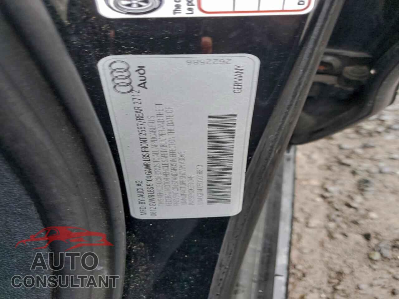 AUDI A6 2013 - WAUGFAFC5DN018813