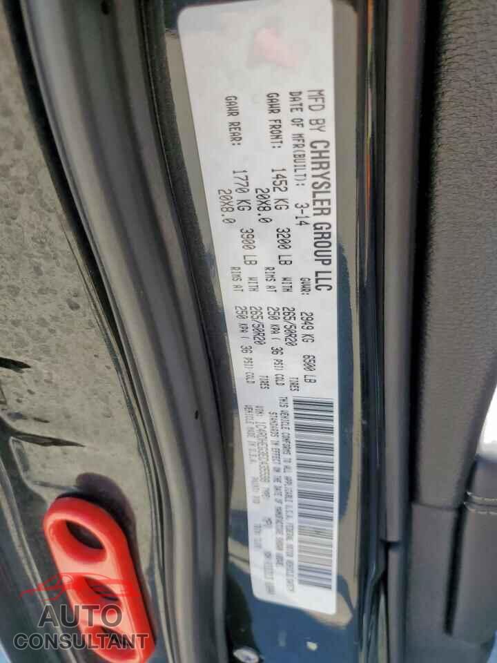 DODGE DURANGO 2014 - 1C4RDHEG3EC435598