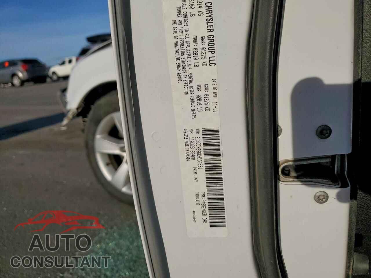 DODGE CHARGER 2012 - 2C3CDXBG6CH159551