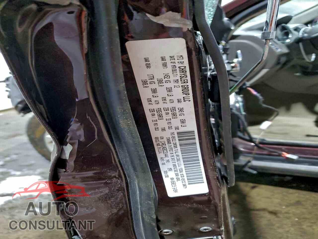 DODGE DURANGO 2012 - 1C4RDJAG9CC314441