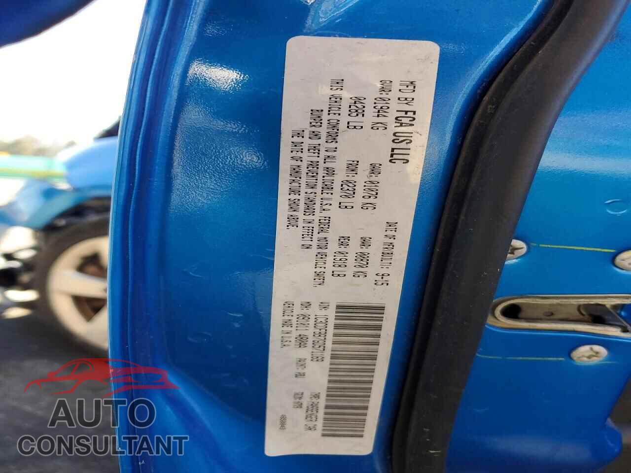 DODGE DART 2016 - 1C3CDFBB7GD571169