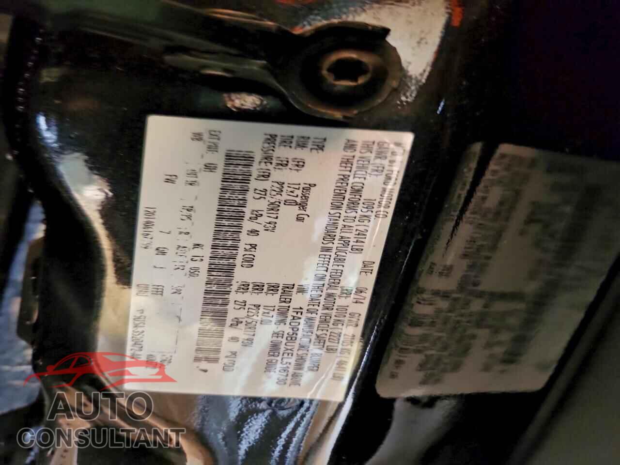 FORD CMAX 2014 - 1FADP5BUXEL516730