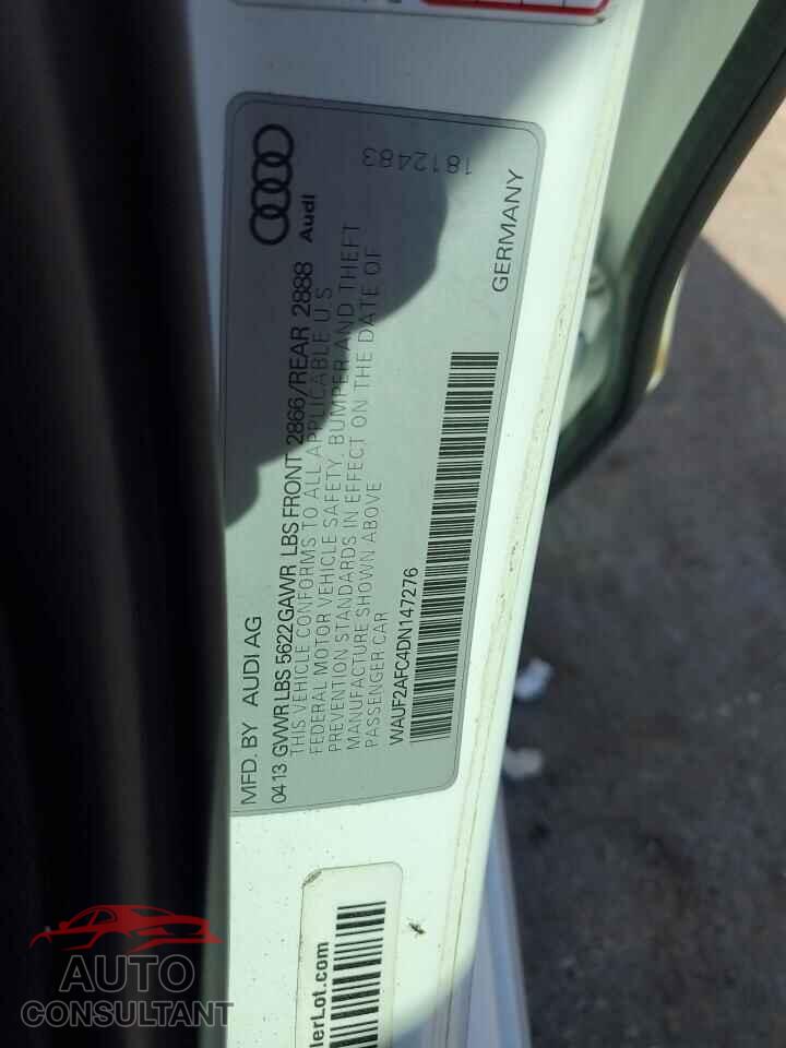 AUDI S6/RS6 2013 - WAUF2AFC4DN147276