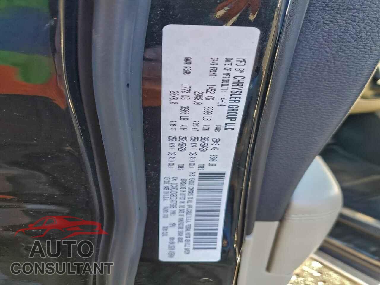 DODGE DURANGO 2014 - 1C4RDJDG8EC477385