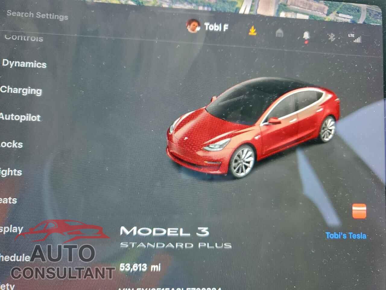TESLA MODEL 3 2020 - 5YJ3E1EA3LF792334