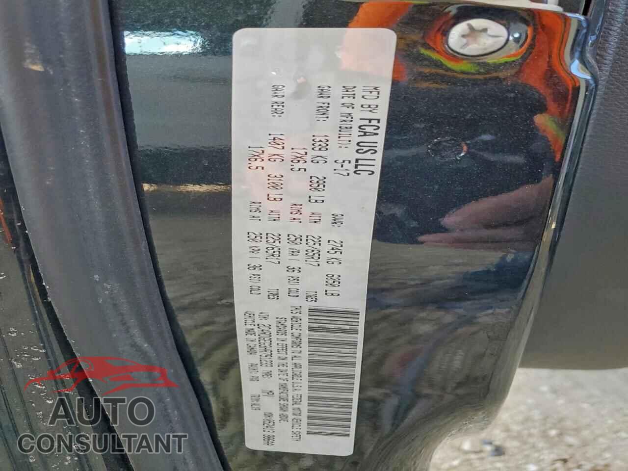 DODGE CARAVAN 2017 - 2C4RDGEG3HR791233