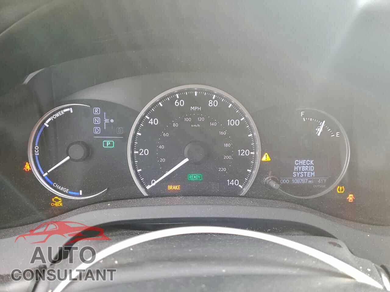 LEXUS CT 200 2012 - JTHKD5BH0C2077598