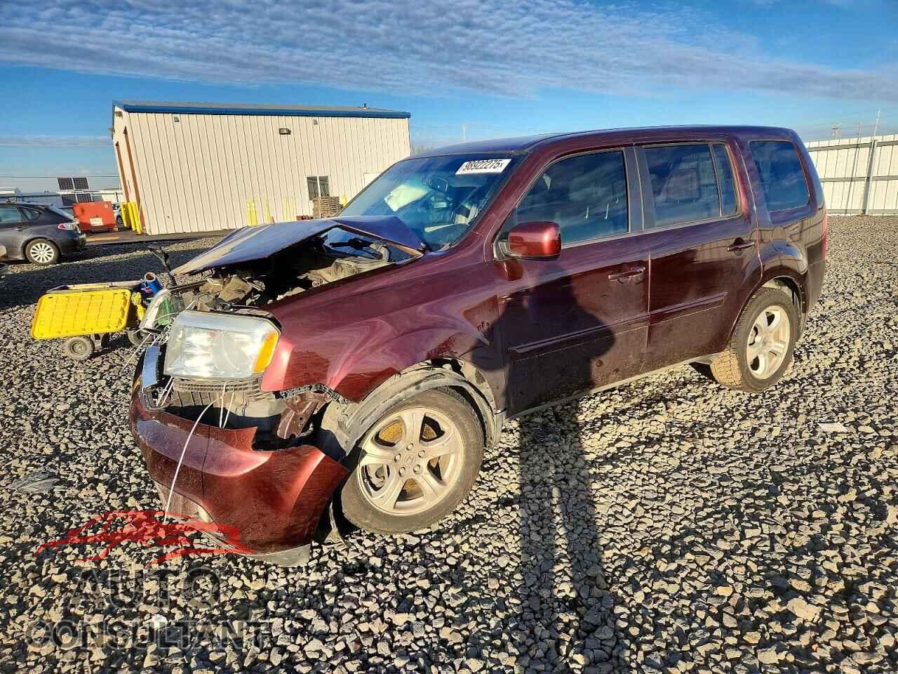 HONDA PILOT 2012 - 5FNYF3H59CB008039
