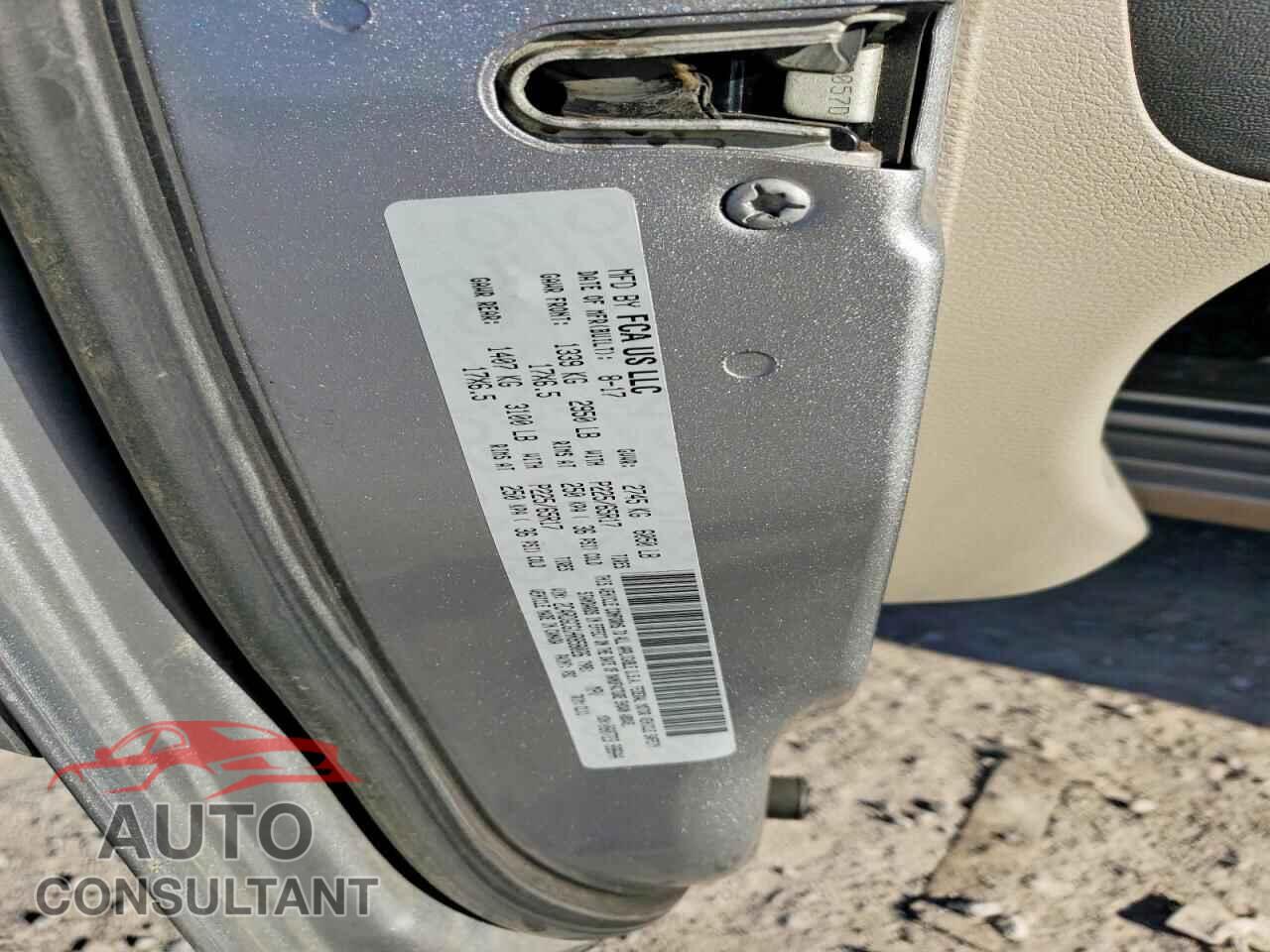 DODGE CARAVAN 2017 - 2C4RDGCG1HR858026