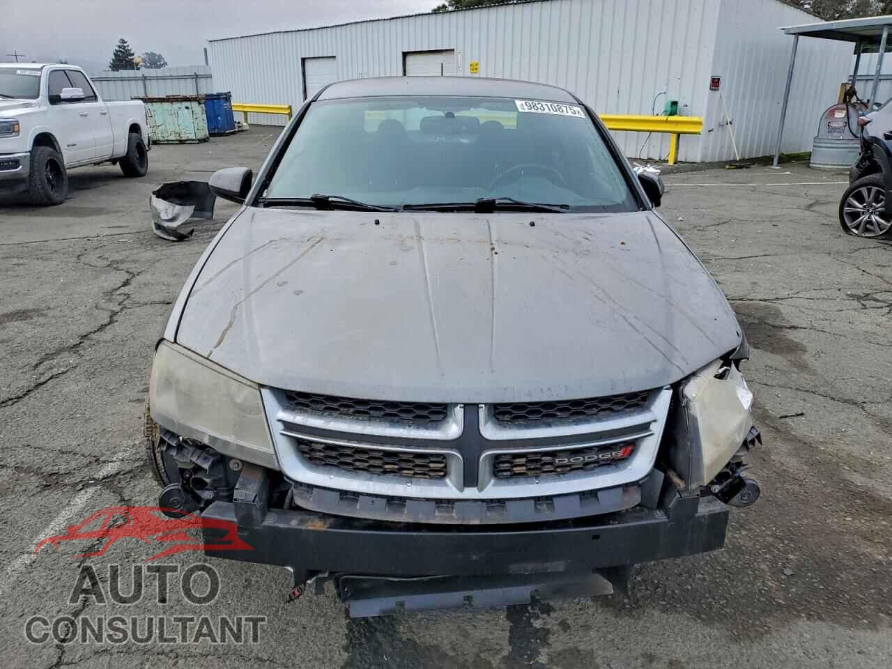 DODGE AVENGER 2012 - 1C3CDZCB9CN221028