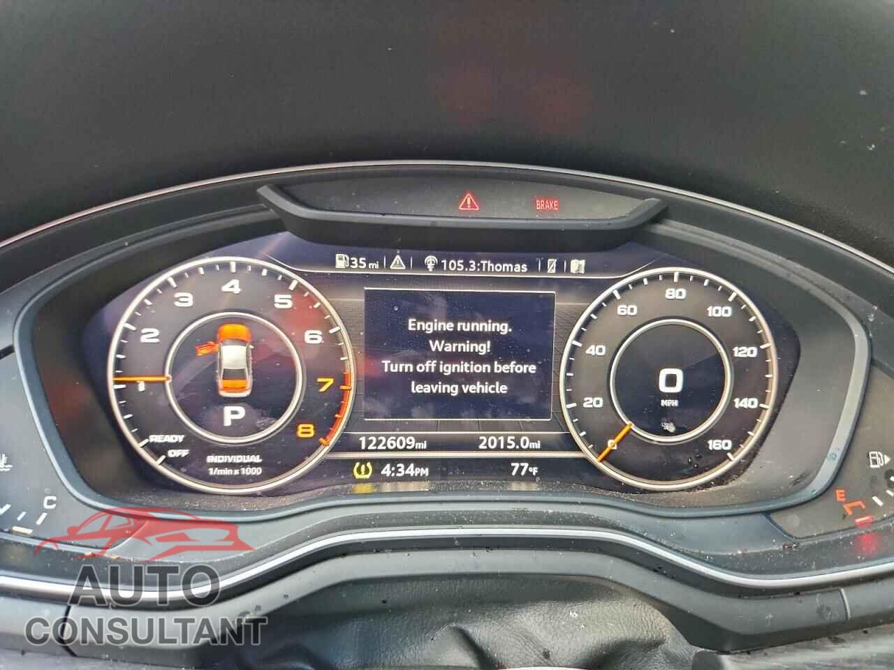 AUDI A4 2017 - WAUENAF4XHN014877