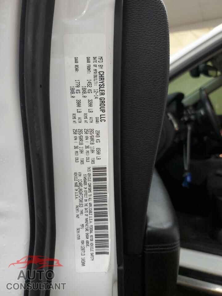 DODGE DURANGO 2015 - 1C4RDJAGXFC730163
