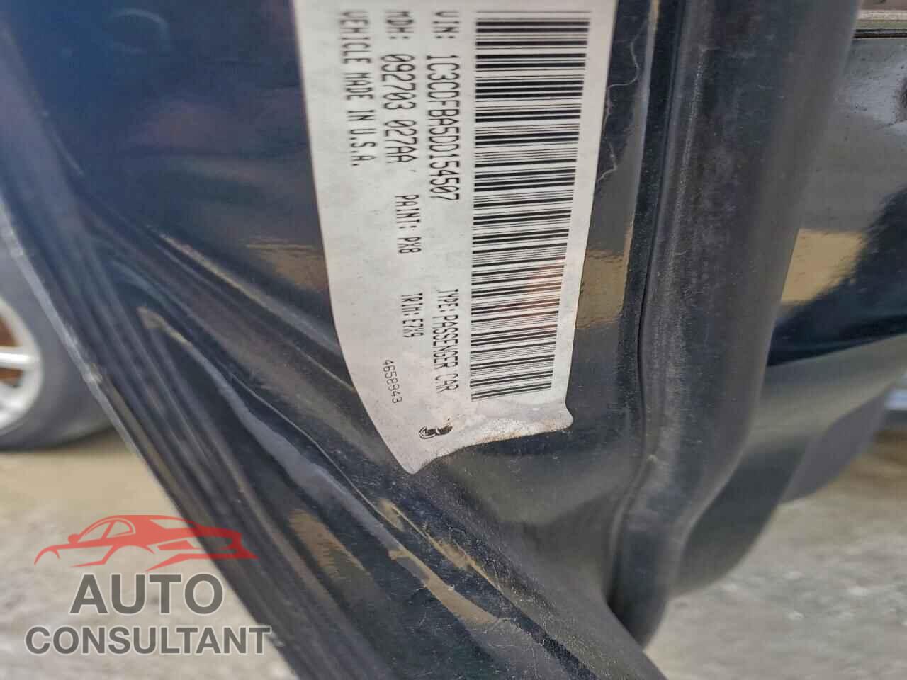 DODGE DART 2013 - 1C3CDFBA5DD154507