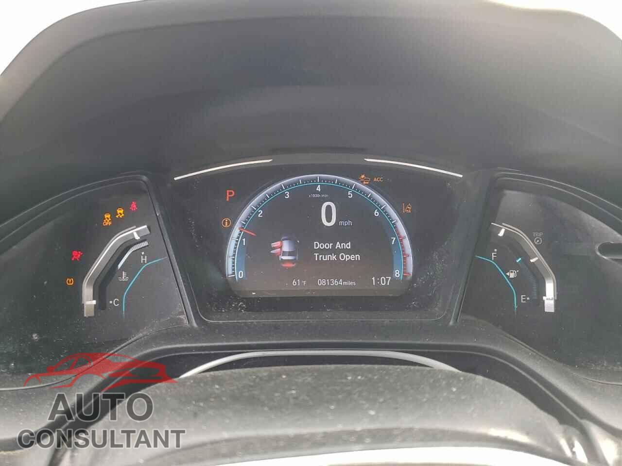 HONDA CIVIC 2019 - 2HGFC2F63KH554772