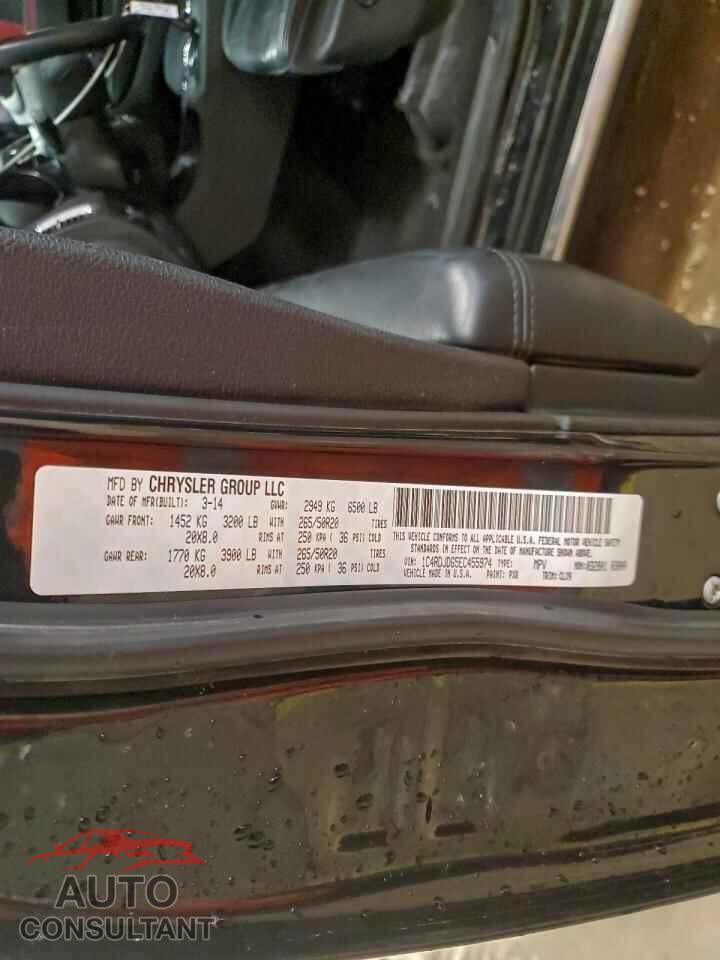 DODGE DURANGO 2014 - 1C4RDJDG5EC455974