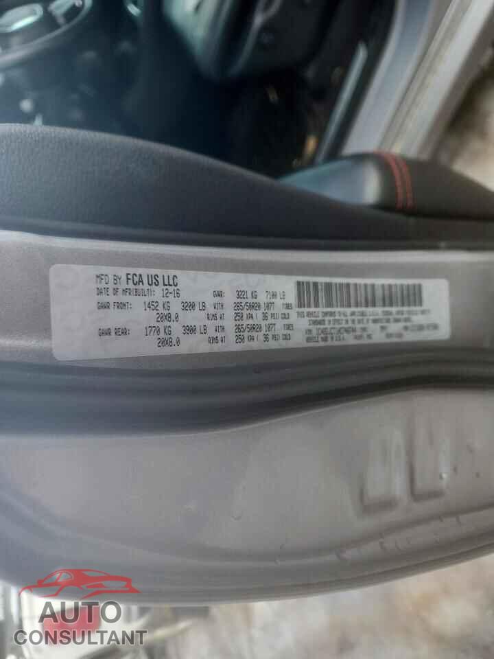 DODGE DURANGO 2017 - 1C4SDJCT1HC748744