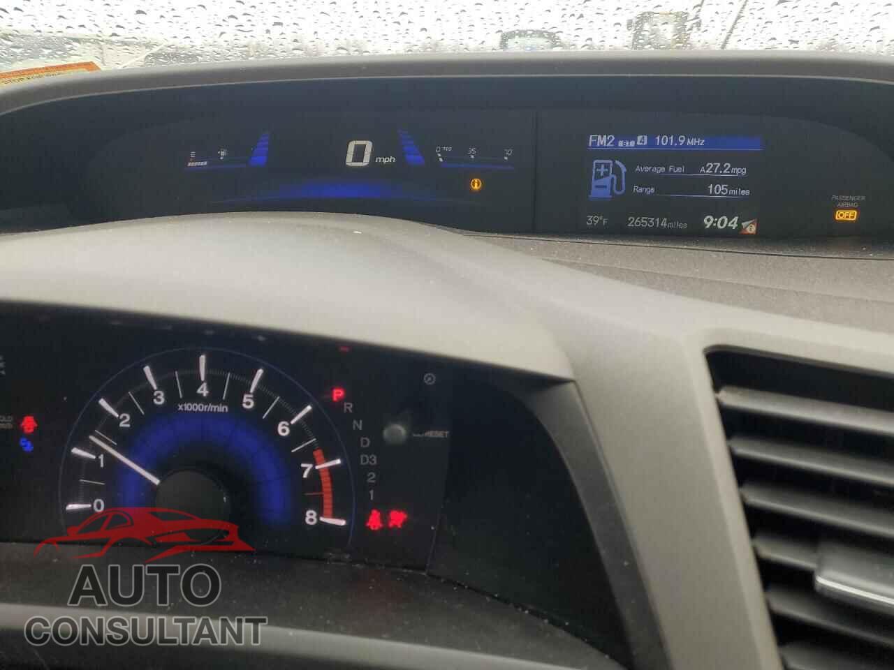 HONDA CIVIC 2012 - 19XFB2F80CE348700