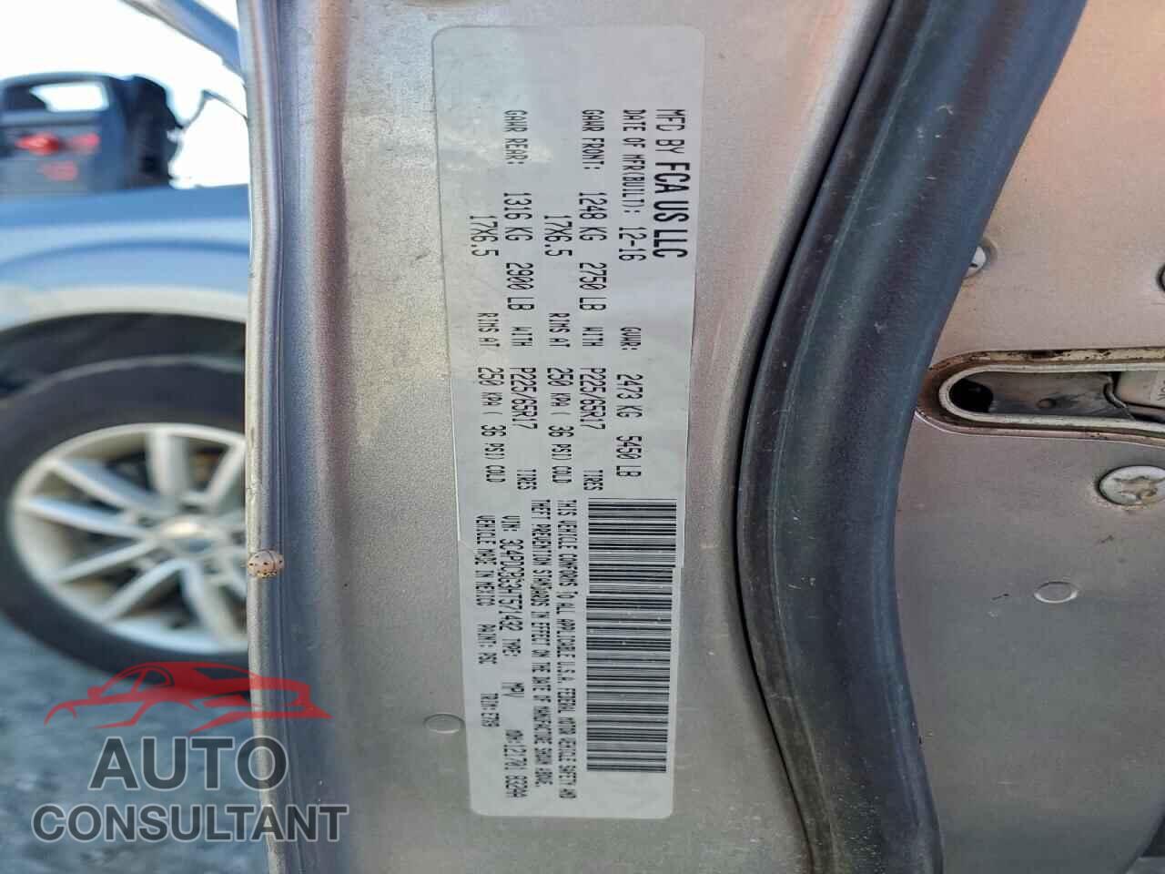 DODGE JOURNEY 2017 - 3C4PDCBG3HT571432