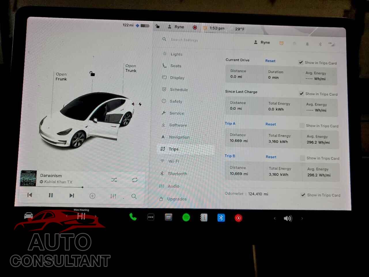 TESLA MODEL 3 2019 - 5YJ3E1EB6KF433342