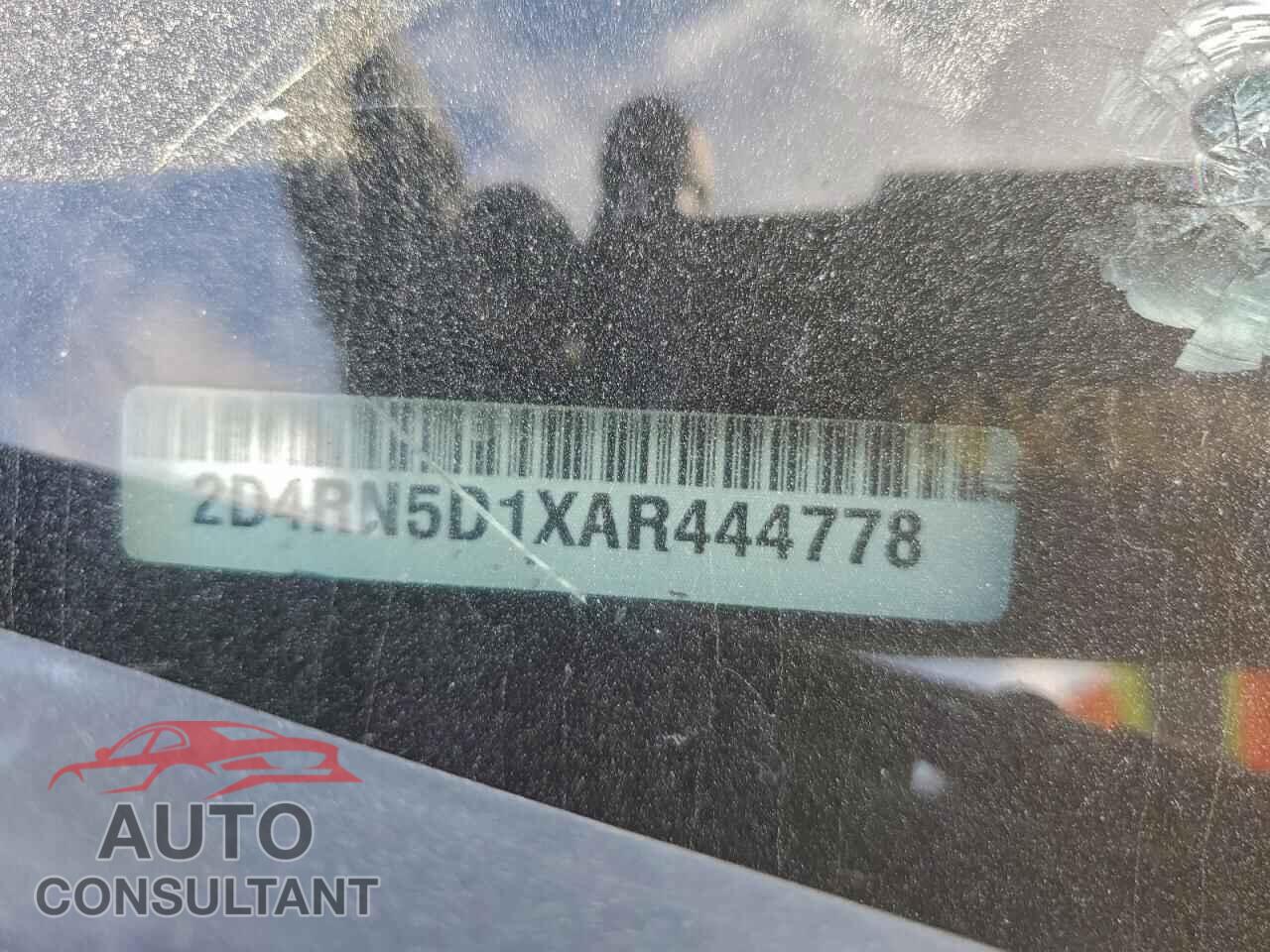 DODGE CARAVAN 2010 - 2D4RN5D1XAR444778