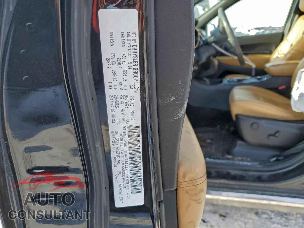 DODGE DURANGO 2014 - 1C4SDJET6EC538374