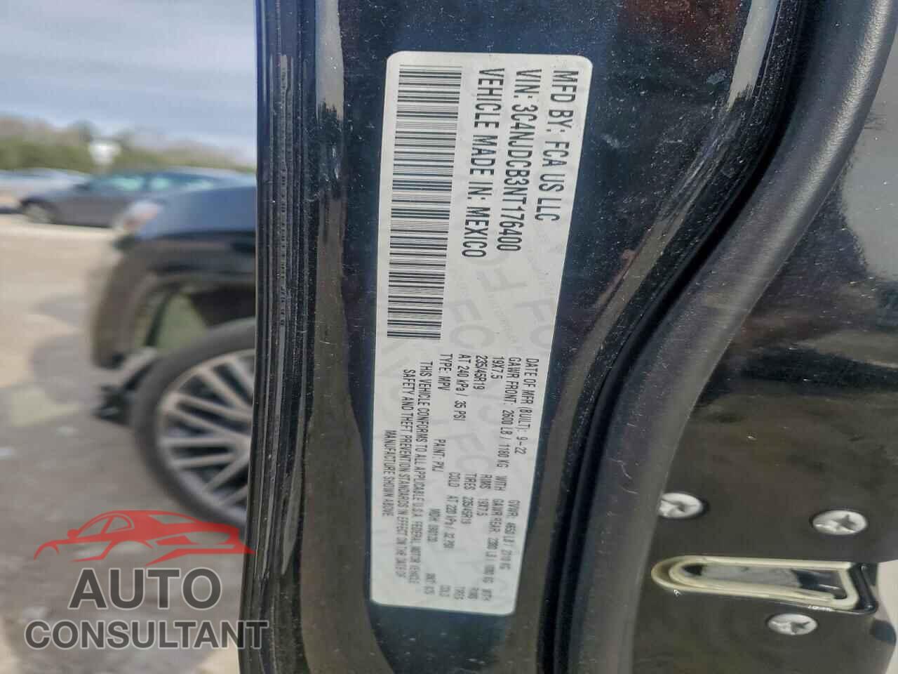 JEEP COMPASS 2022 - 3C4NJDCB3NT176400