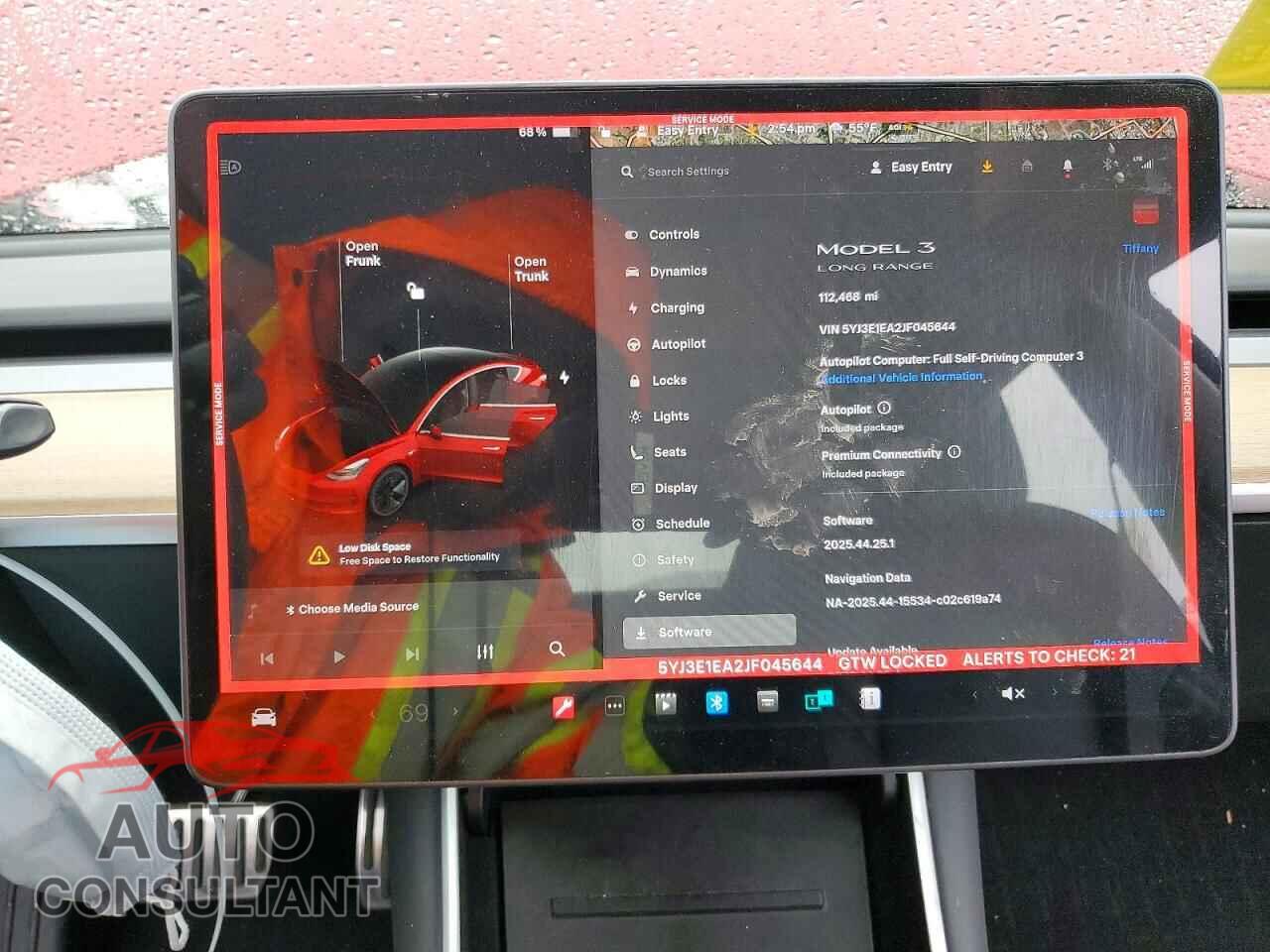TESLA MODEL 3 2018 - 5YJ3E1EA2JF045644