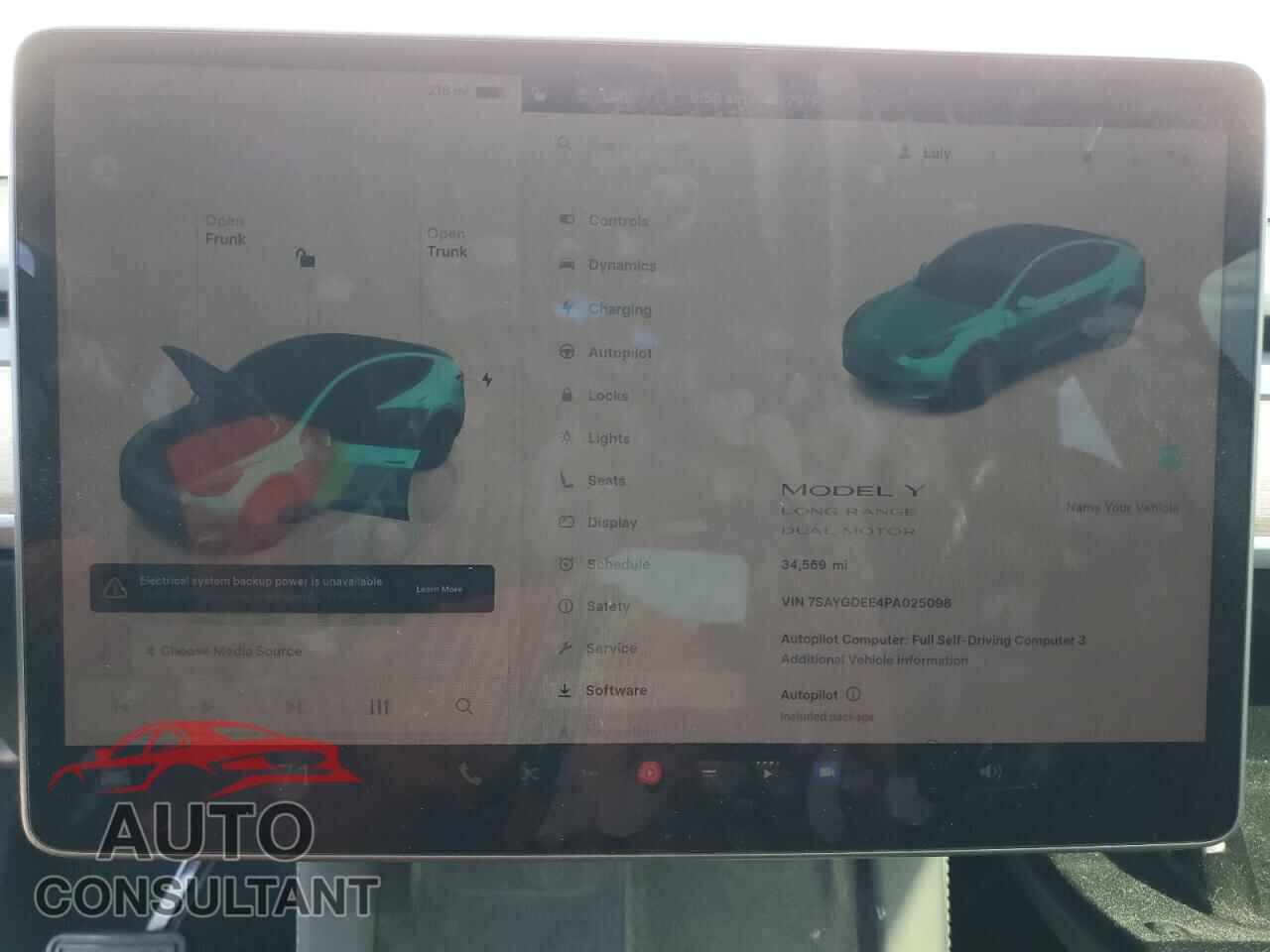 TESLA MODEL Y 2023 - 7SAYGDEE4PA025098