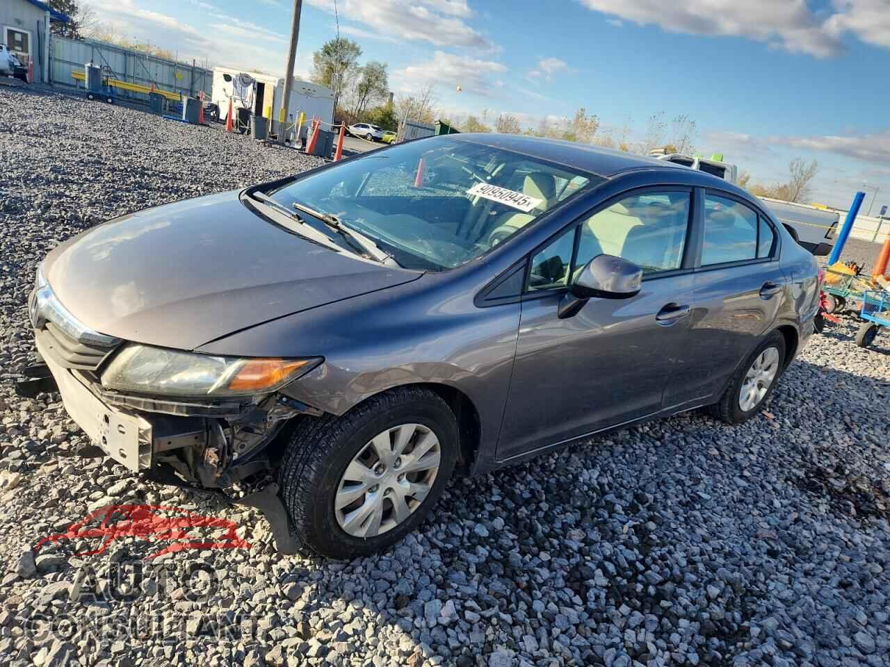 HONDA CIVIC 2012 - 19XFB2F58CE080243