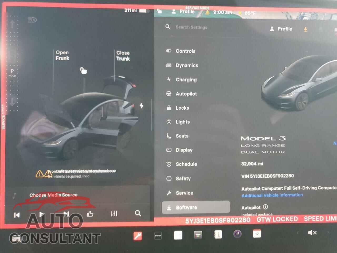 TESLA MODEL 3 2025 - 5YJ3E1EB0SF902280