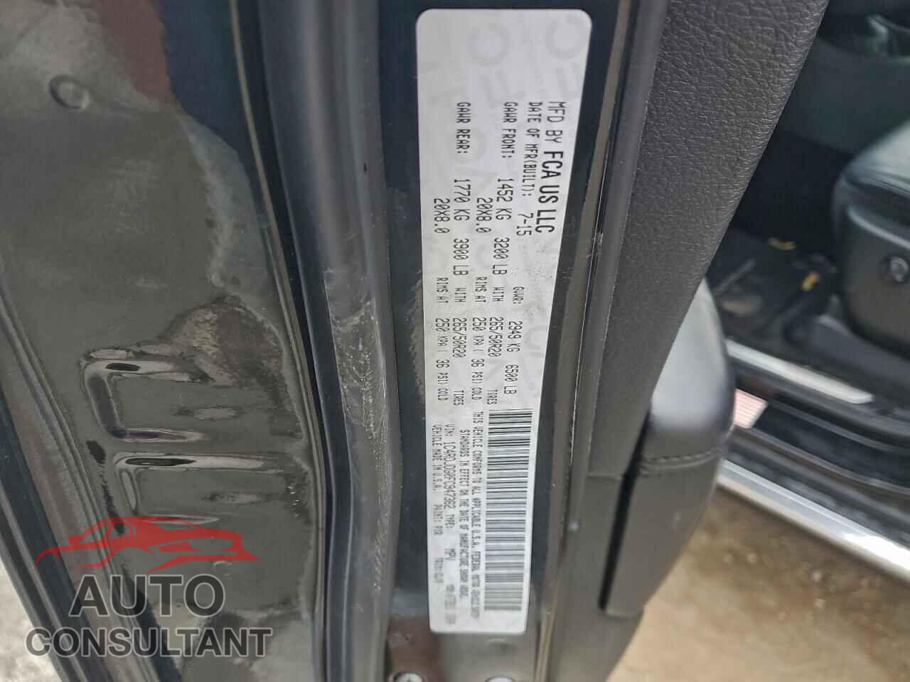 DODGE DURANGO 2015 - 1C4RDJDG0FC947362